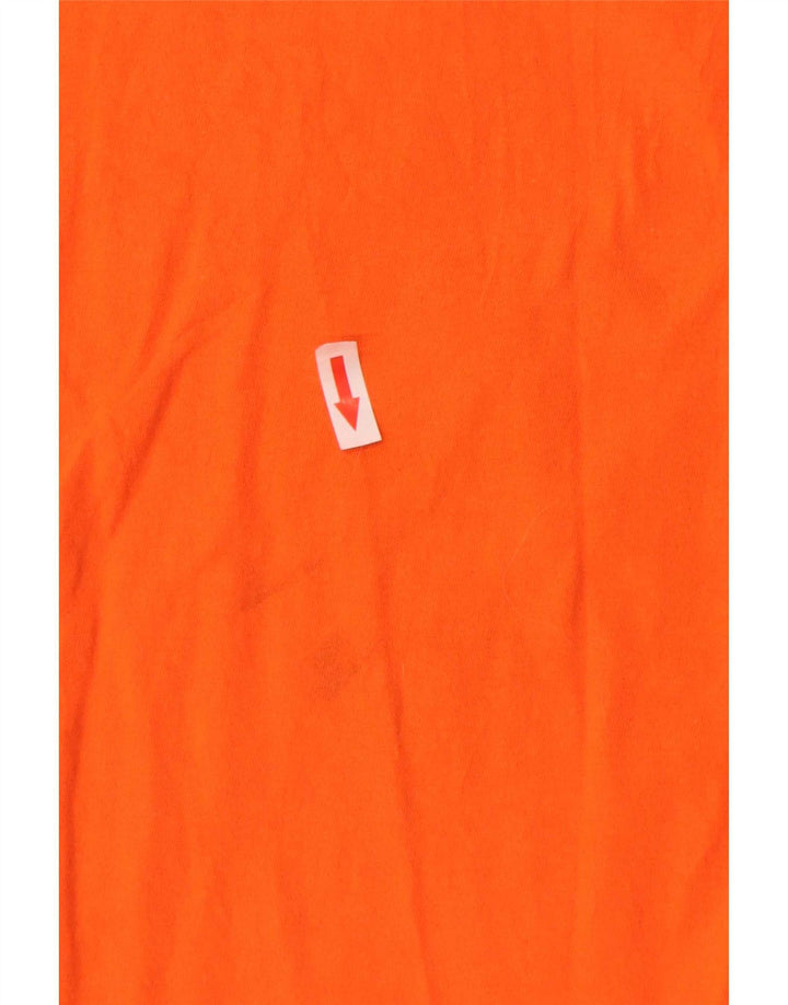 T-shirt grafica da uomo Nike Top Large in cotone arancione