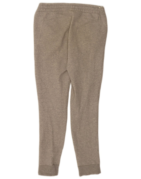 Pantaloni da tuta da donna Puma Joggers UK 8 Small Grey Cotton Sports