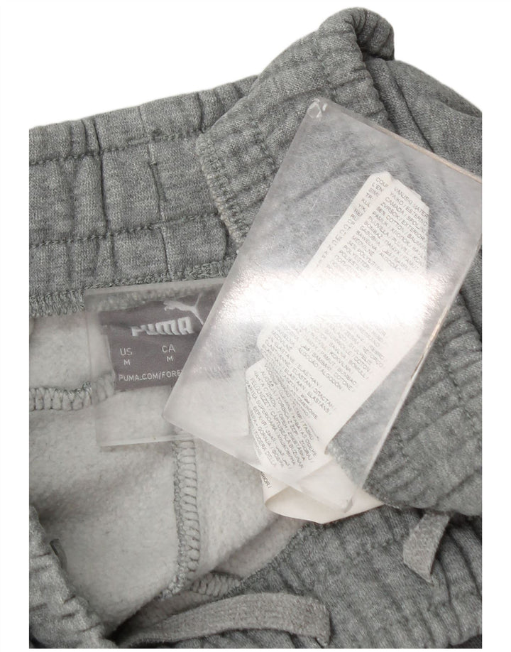 Pantaloni da tuta da uomo Puma Joggers in cotone grigio medio