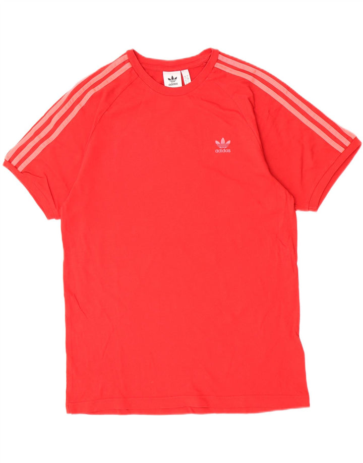 T-shirt da uomo Adidas Top Large rossa in cotone