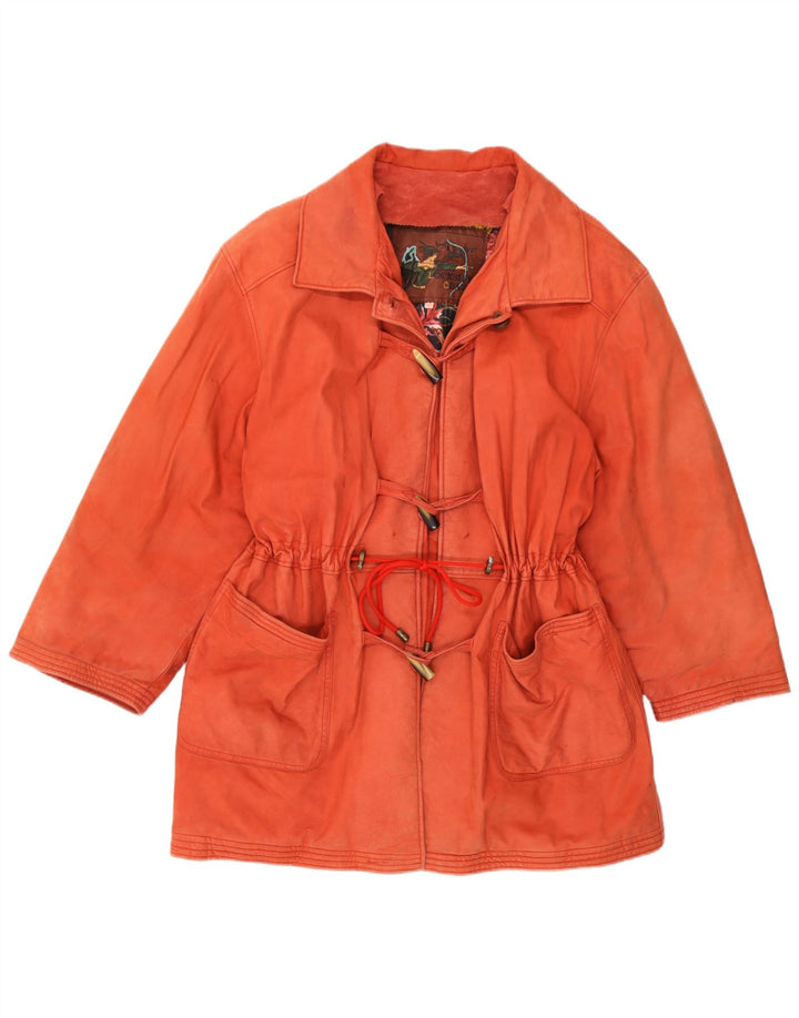 Montgomery vintage da donna IT 46 grande arancione