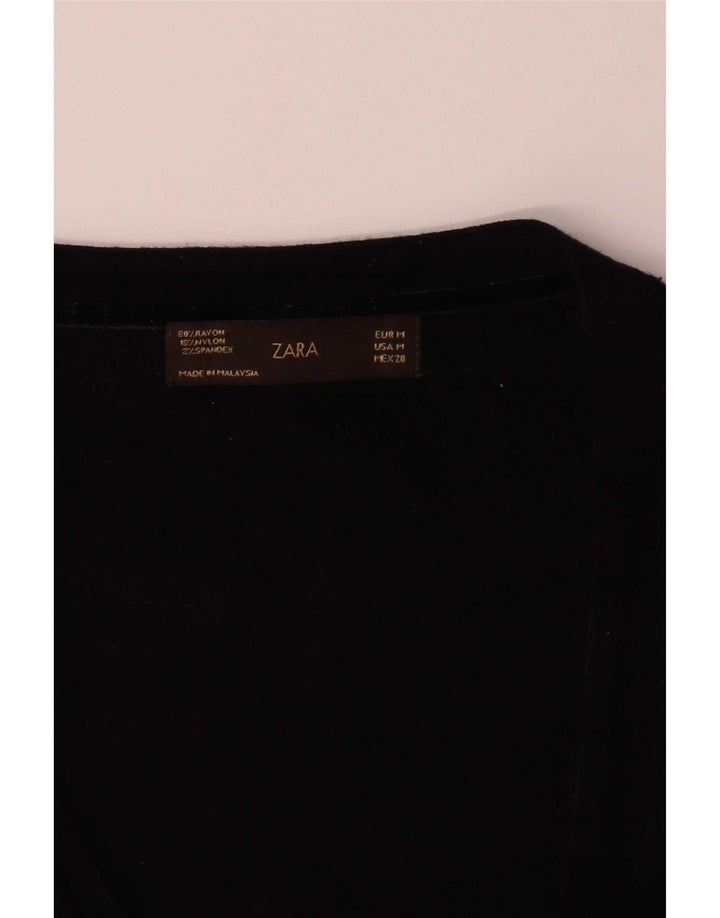 Maglione cardigan da donna Zara UK 12 medio nero