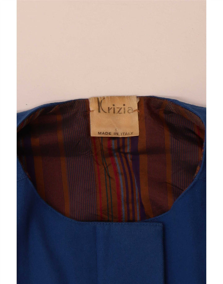 Giacca Bolero da donna Krizia UK 14 Blu medio