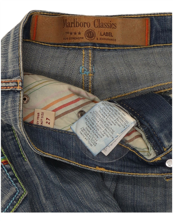Jeans Capri da donna Marlboro Classics W27 L22 cotone blu
