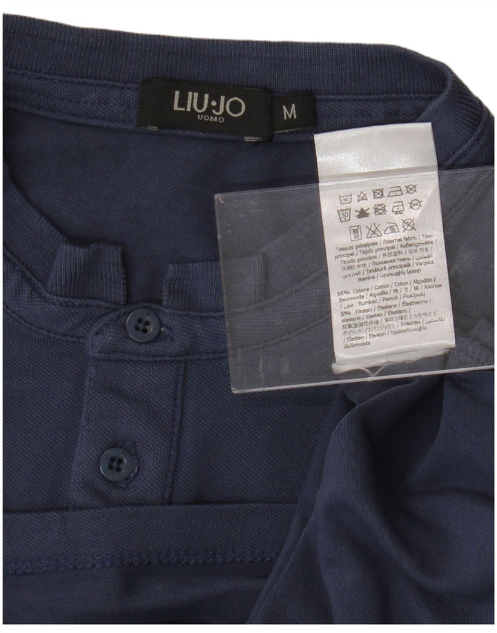Polo uomo LIU JO cotone medio blu navy