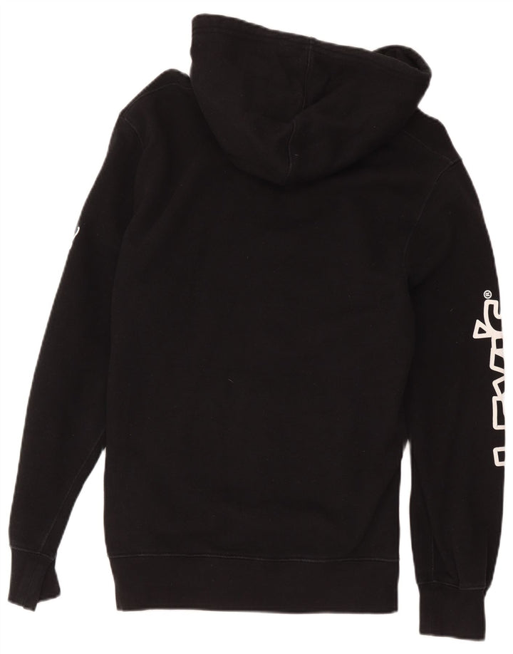 Levi's Uomo Felpa con cappuccio grafica Topolino Maglione grande in cotone nero