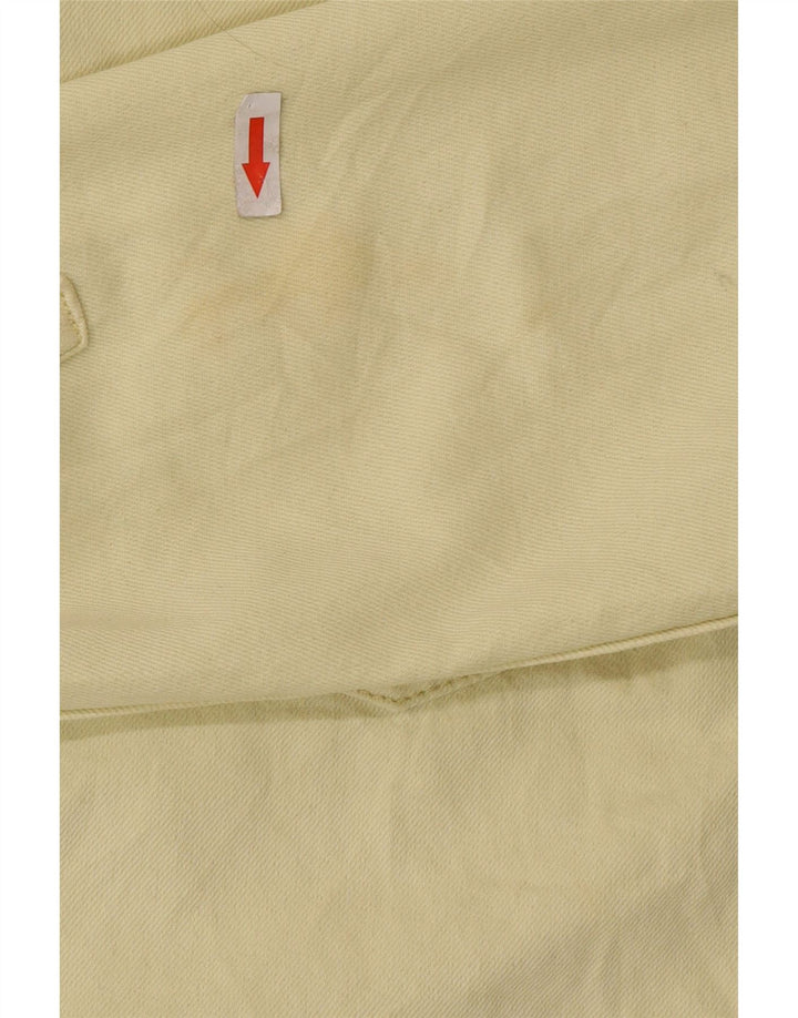 Camicia Zara Uomo Cotone Giallo Medio
