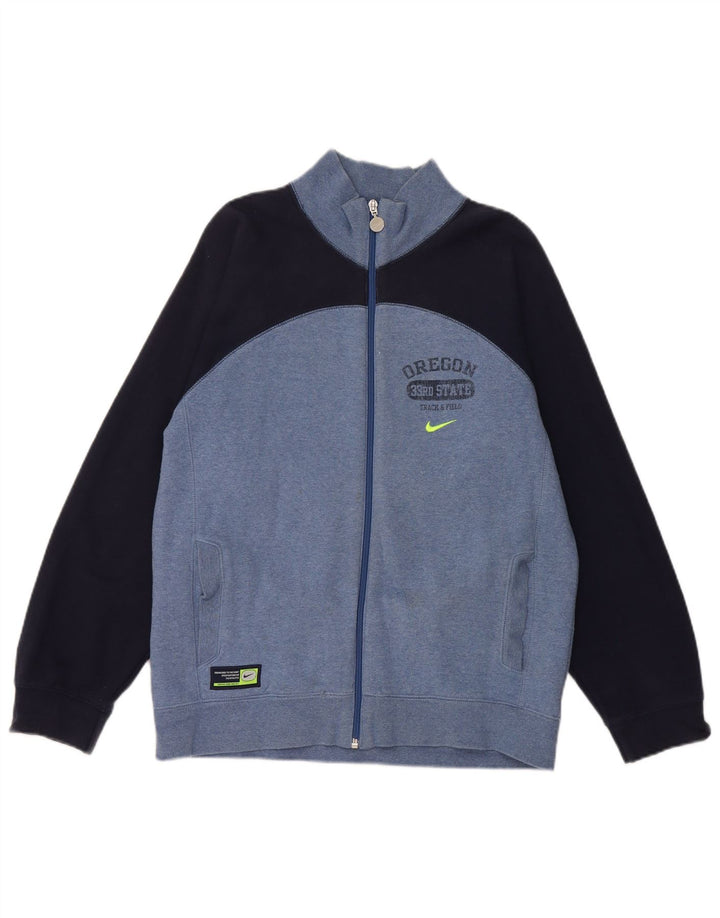 Giacca da ginnastica da ragazzo NIKE Oregon State 14-15 anni, taglia grande, blu