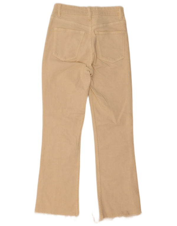 Jeans Bootcut da donna Zara EU 34 2XS W24 L27 Beige