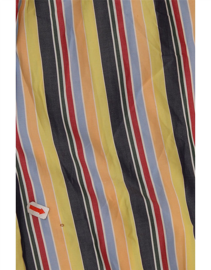 Paul & Shark Camicia a maniche corte da uomo a righe grandi multicolori