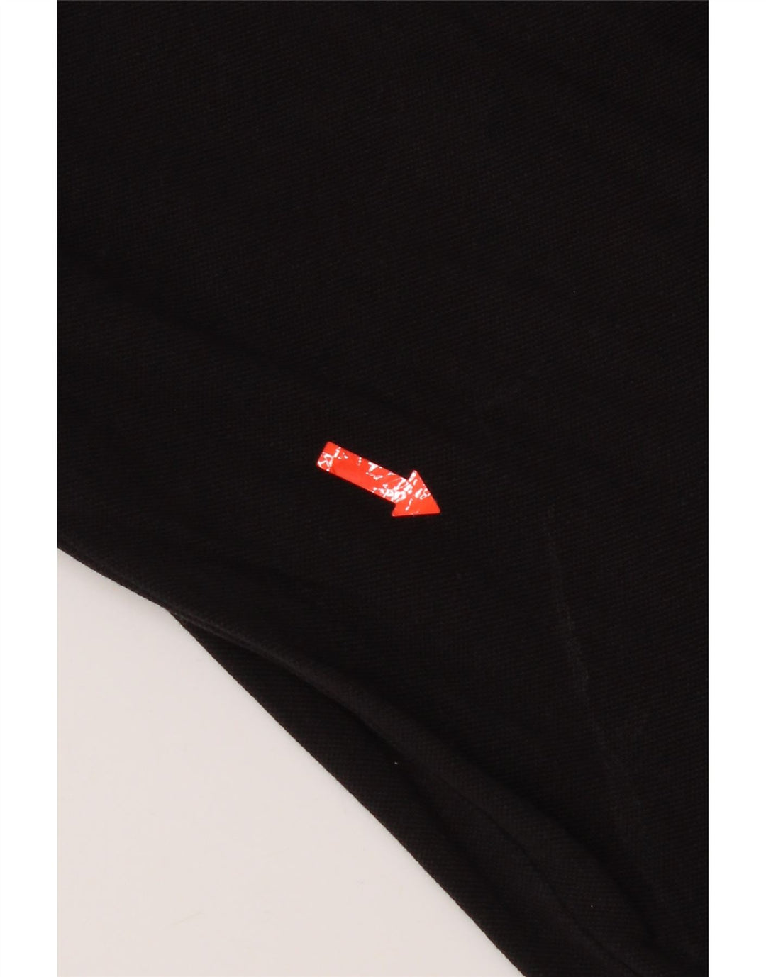 Crew Clothing Polo da uomo grande in cotone nero
