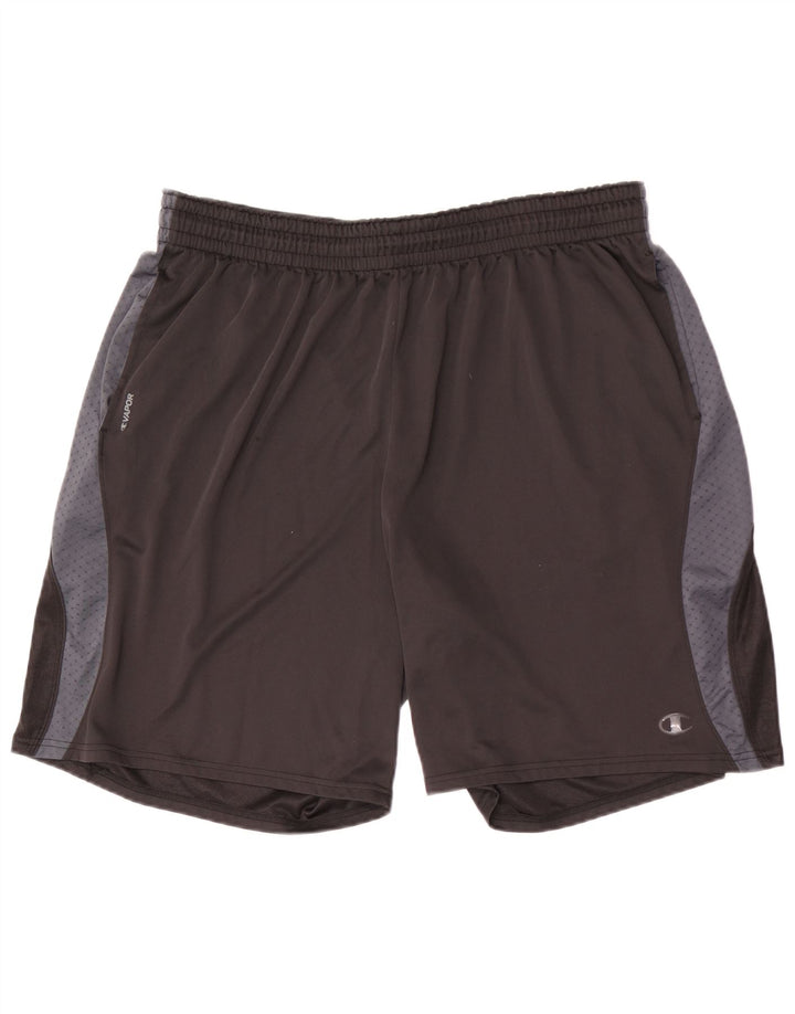 Pantaloncini sportivi da uomo Champion 2XL Poliestere color block nero