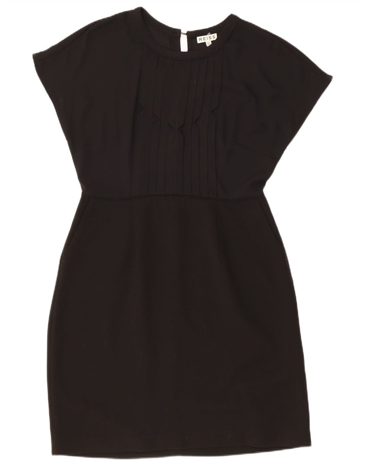 Abito a trapezio da donna Reiss UK 14 grande poliestere nero