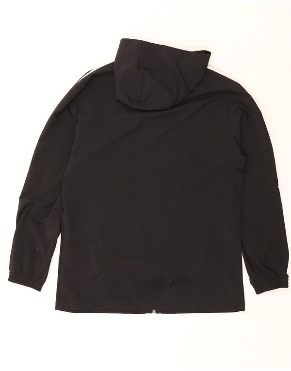 Giacca da ginnastica da uomo Adidas Aeroready con cappuccio, grande, in poliestere nero