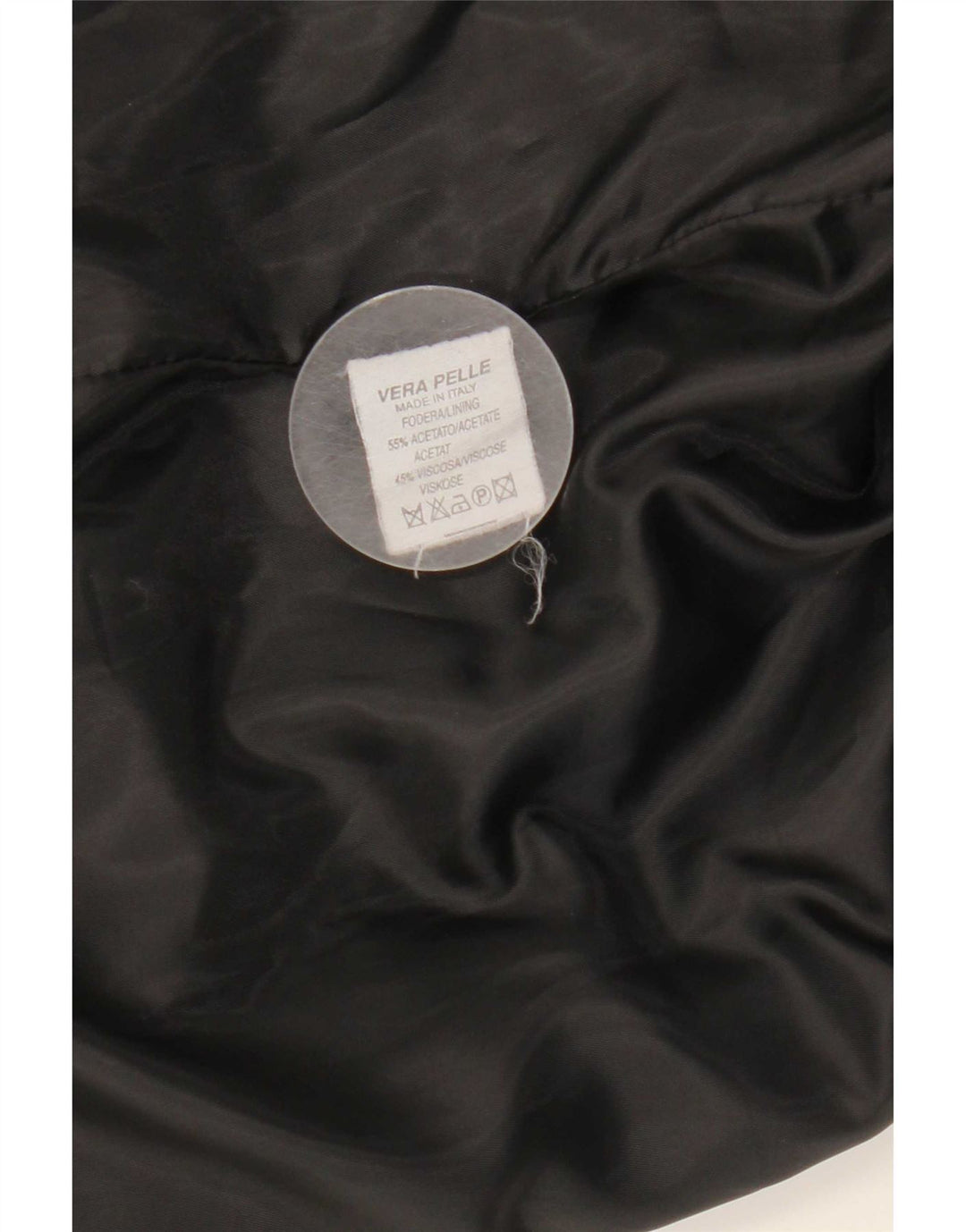 Giacca in pelle vintage da uomo IT 52 XL in pelle nera