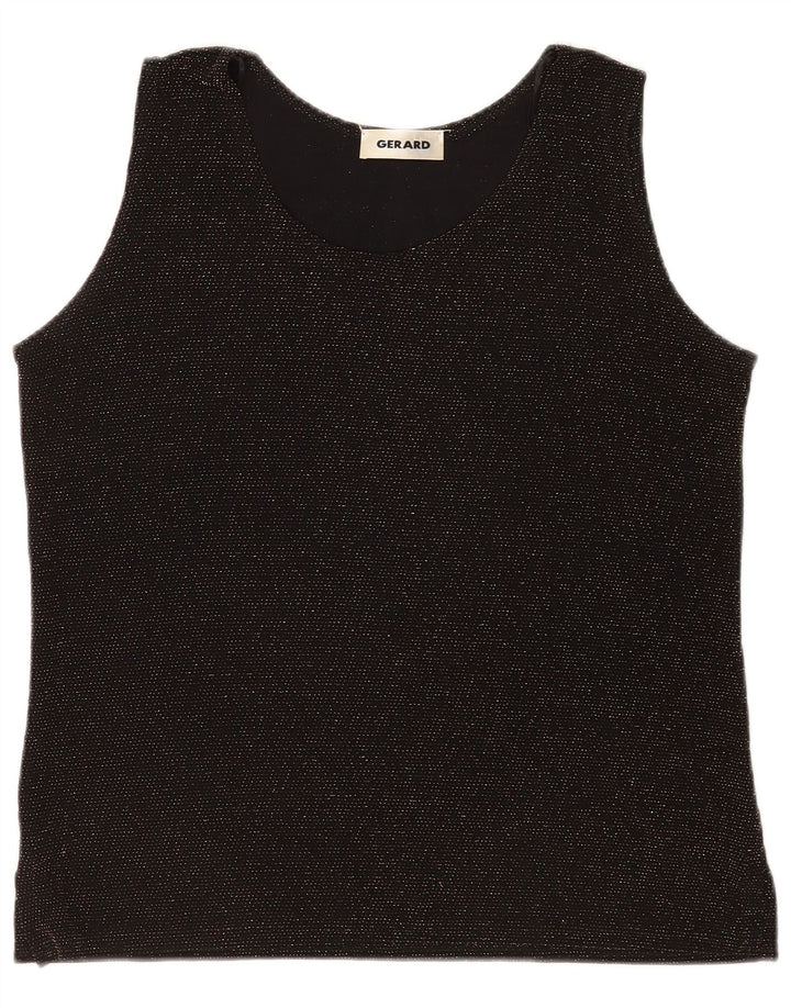 Camicetta senza maniche da donna Gerard UK 14 medio nero screziato