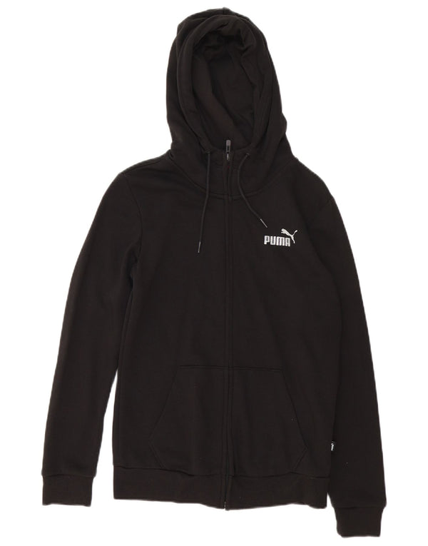 Felpa con cappuccio e zip da donna Puma UK 6 XS Nera