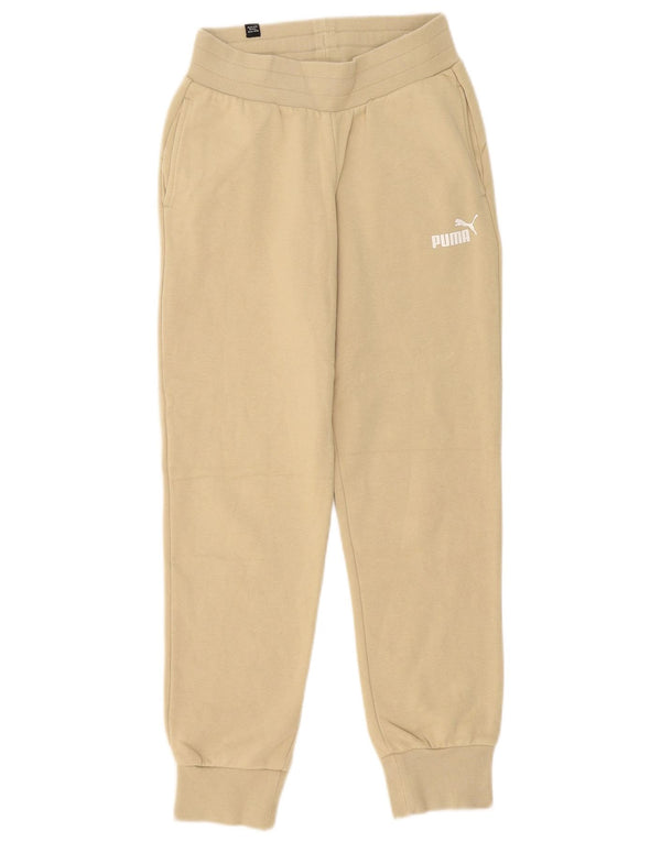 Pantaloni da tuta da donna Puma Joggers UK 2 2XS Cotone beige