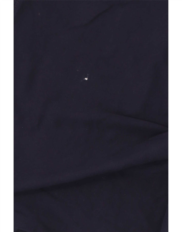 Top da equitazione da donna Ralph Lauren manica lunga UK 12 medio blu navy