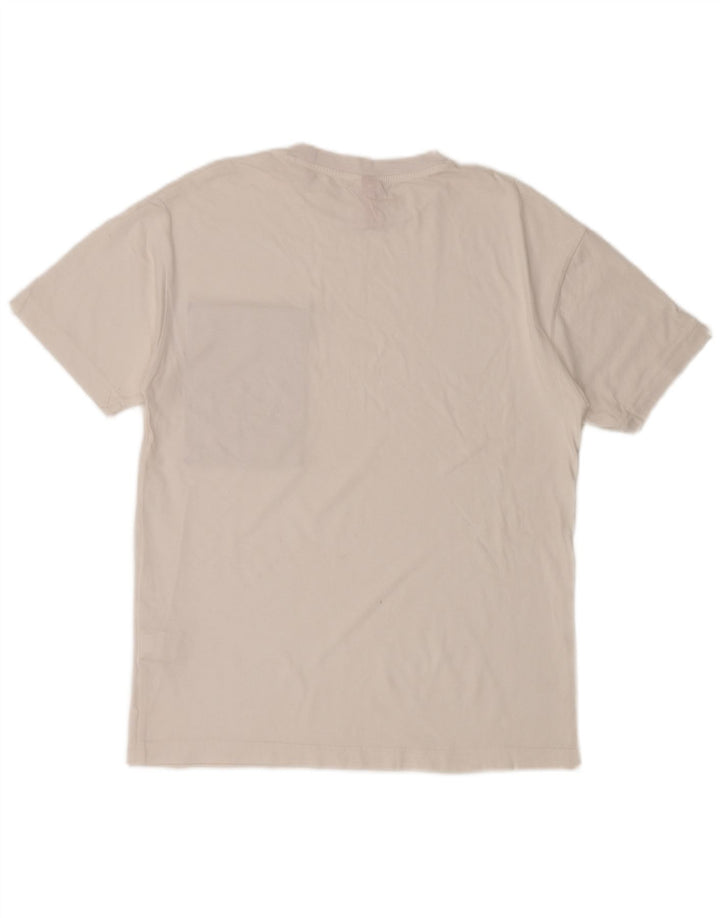 T-shirt da uomo KAPPA Top in cotone bianco medio