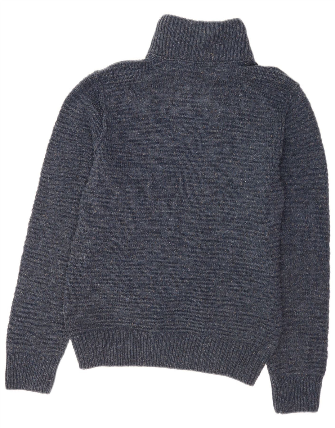Maglione da uomo con collo con zip Fat Face Acrilico blu medio