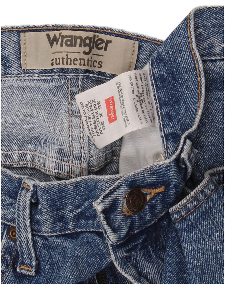 Jeans dritti da uomo Wrangler W35 L30 cotone blu