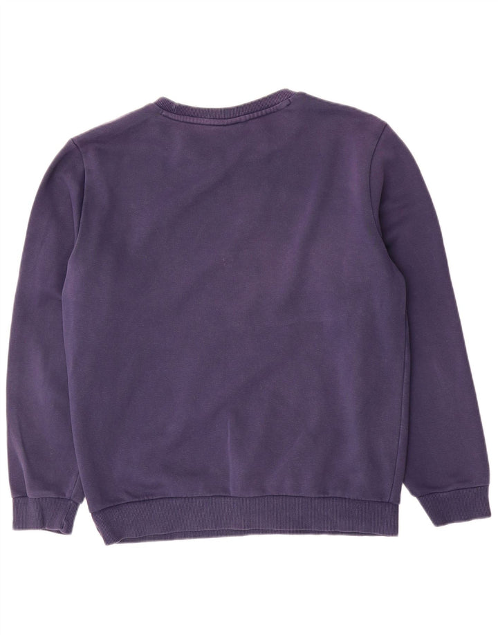 Felpa da uomo Puma Maglione piccolo blu navy in cotone