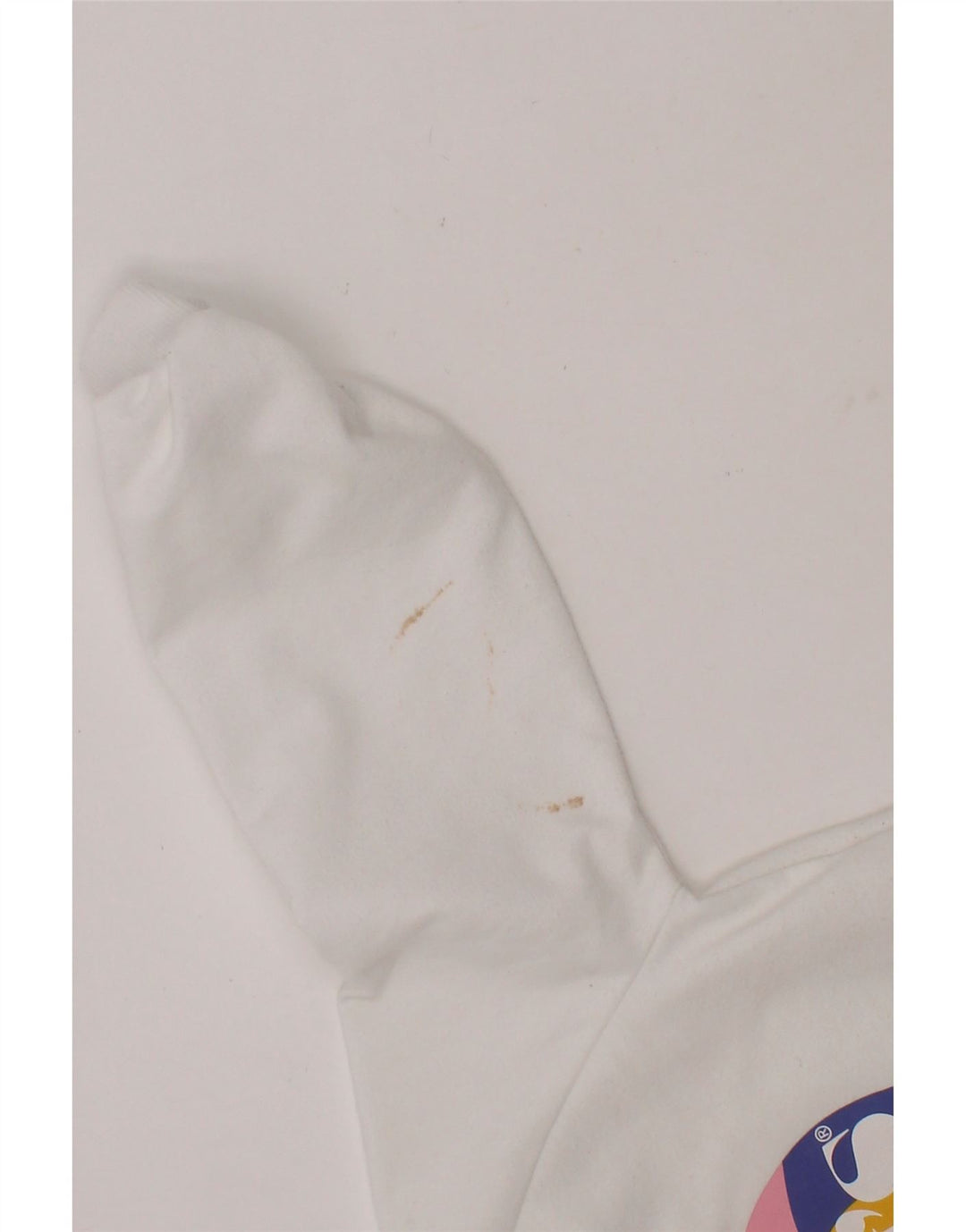 LEVI'S Girls Graphic Sweatshirt Jumper 2-3 Years White Cotton Vintage Levi's and Second-Hand Levi's from Messina Hembry 