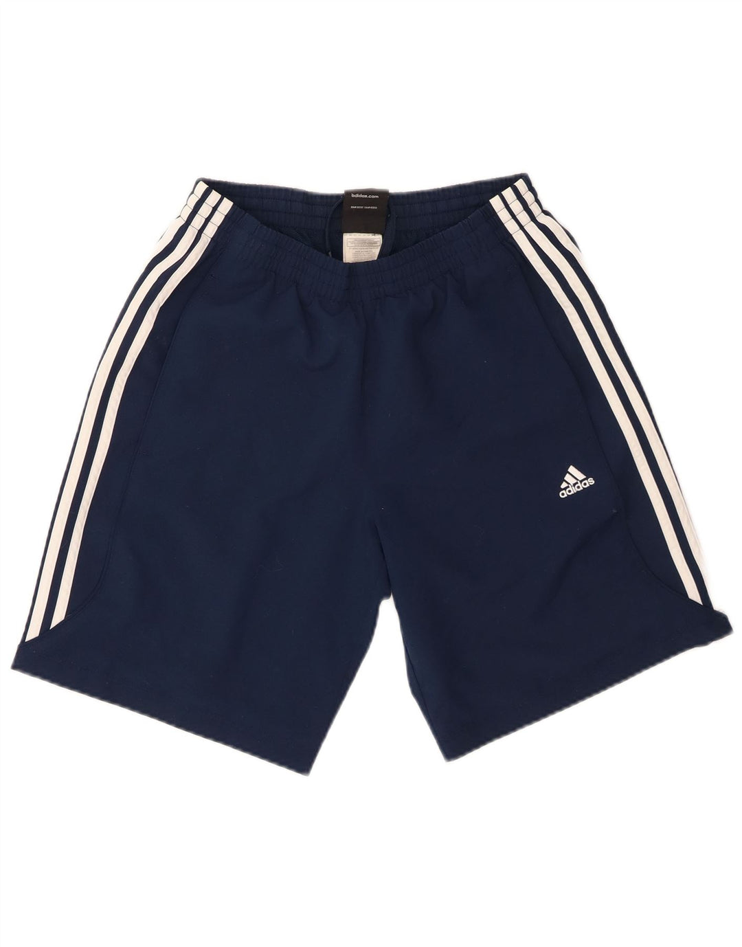 Pantaloncini sportivi ADIDAS Climalite da uomo piccoli in poliestere blu navy