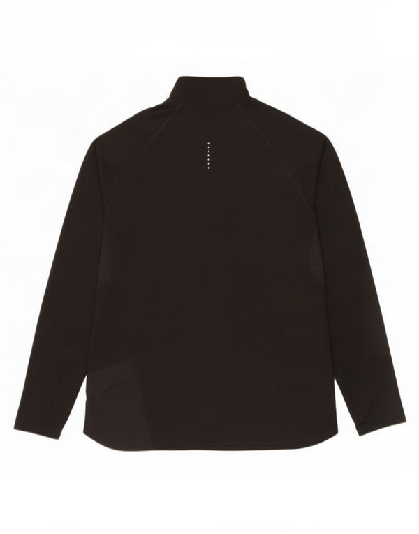 Maglia da tuta Puma da uomo con zip e collo, grande, nera