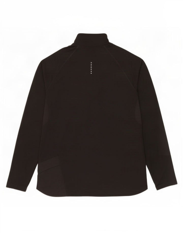 Maglia da tuta Puma da uomo con zip e collo, grande, nera