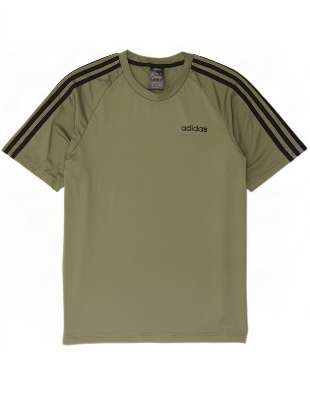 Maglietta Adidas da uomo Top Small in poliestere kaki