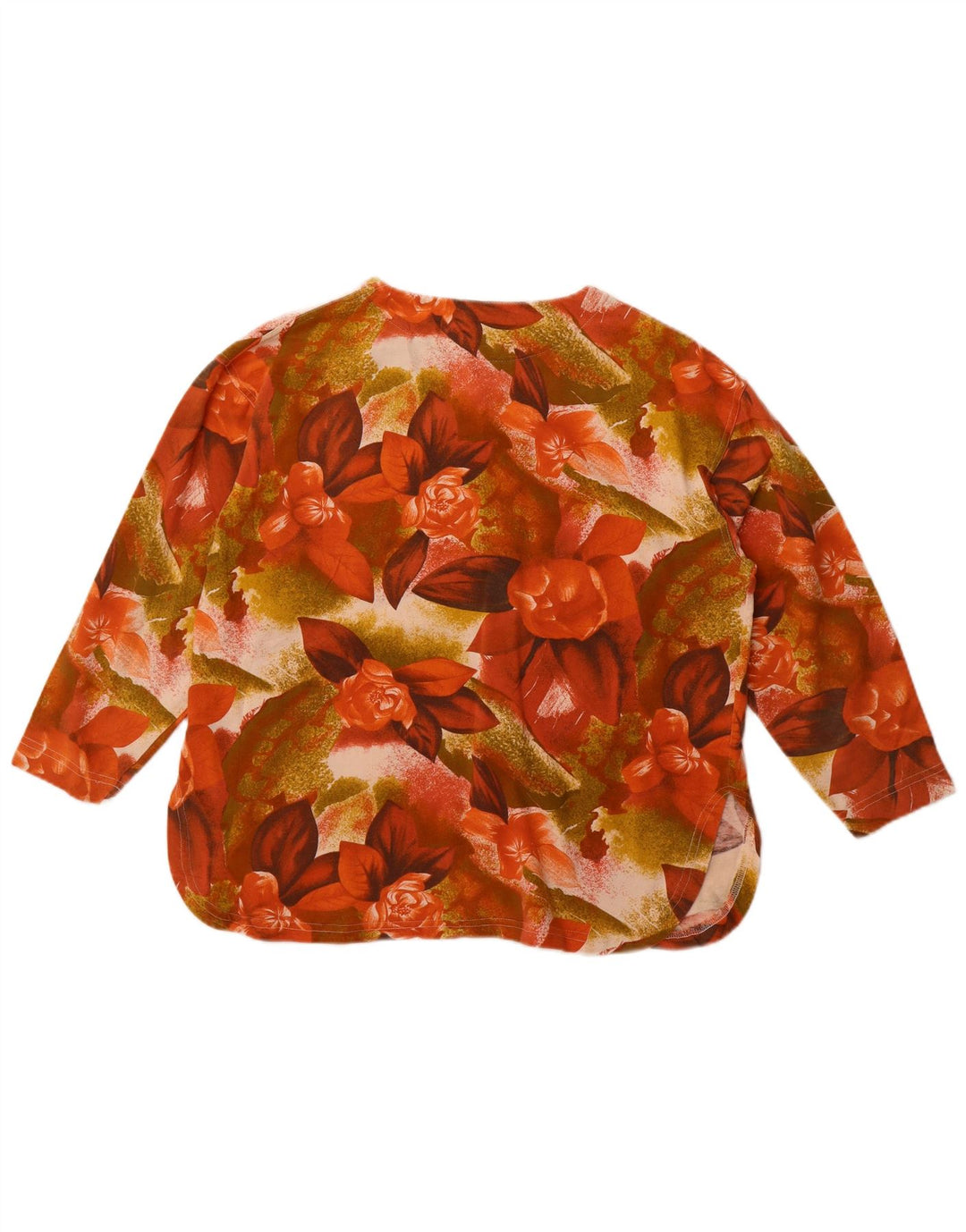 Newpenny Camicetta da donna con maniche a 3/4 Top UK 14 Medio Floreale multicolore