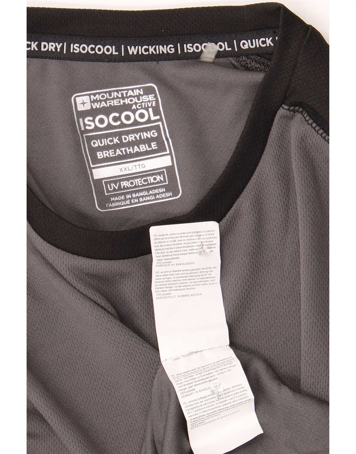 Mountain Warehouse Maglia IsoCool da uomo a maniche lunghe 2XL Colore grigio