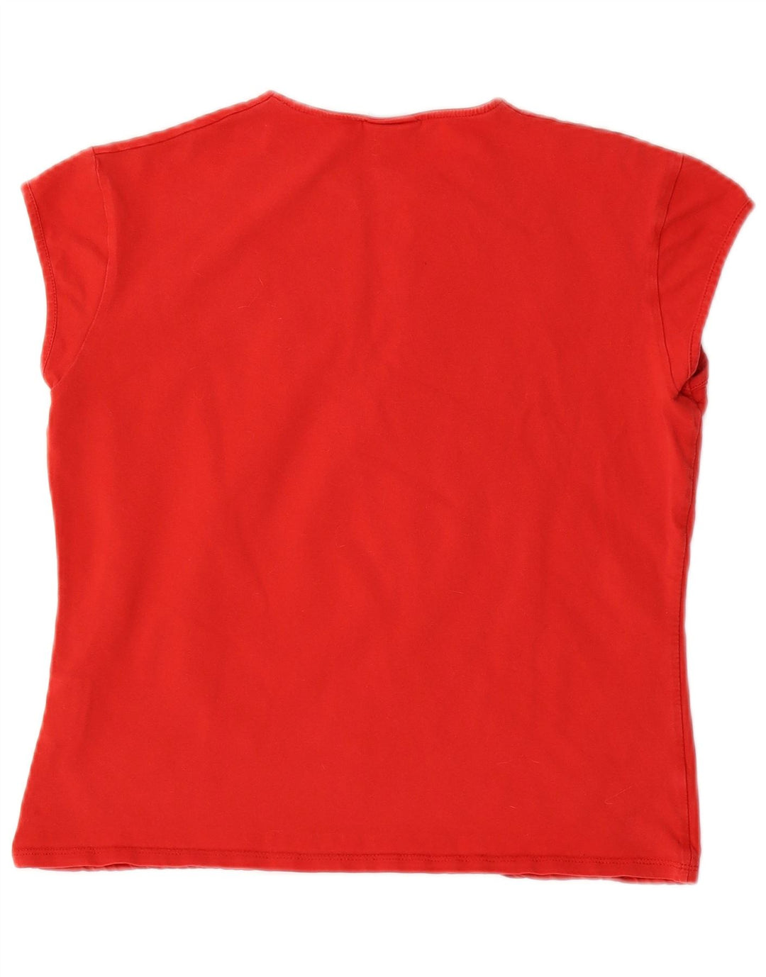 T-shirt corta NIKE da donna UK 16/18 XL rosso cotone