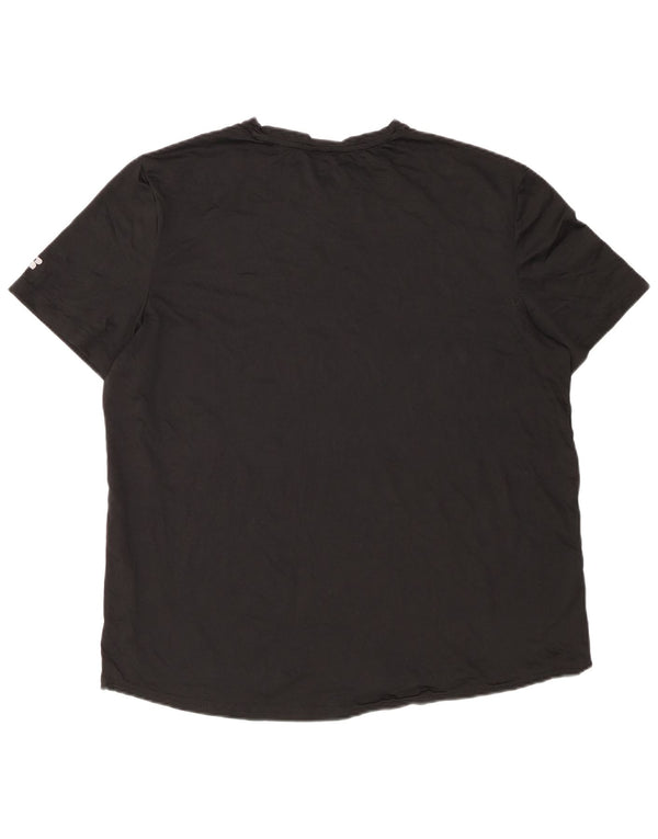 RUSSELL ATHLETIC T-shirt da uomo Dri-Power Top XL poliestere nero