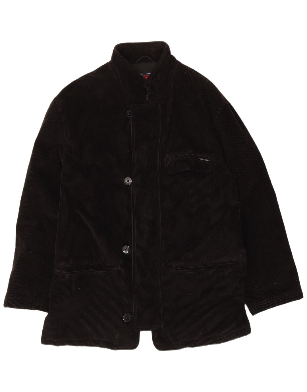 Giacca in velluto a coste vestibilità regolare da uomo Ivy Oxford EU 54 2XL Nera