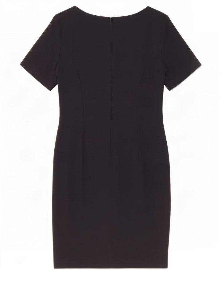 Abito tubino da donna Escada EU 40 medio blu navy in lana vergine