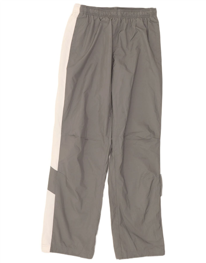 Pantaloni da tuta da uomo Puma in poliestere color block grigio medio