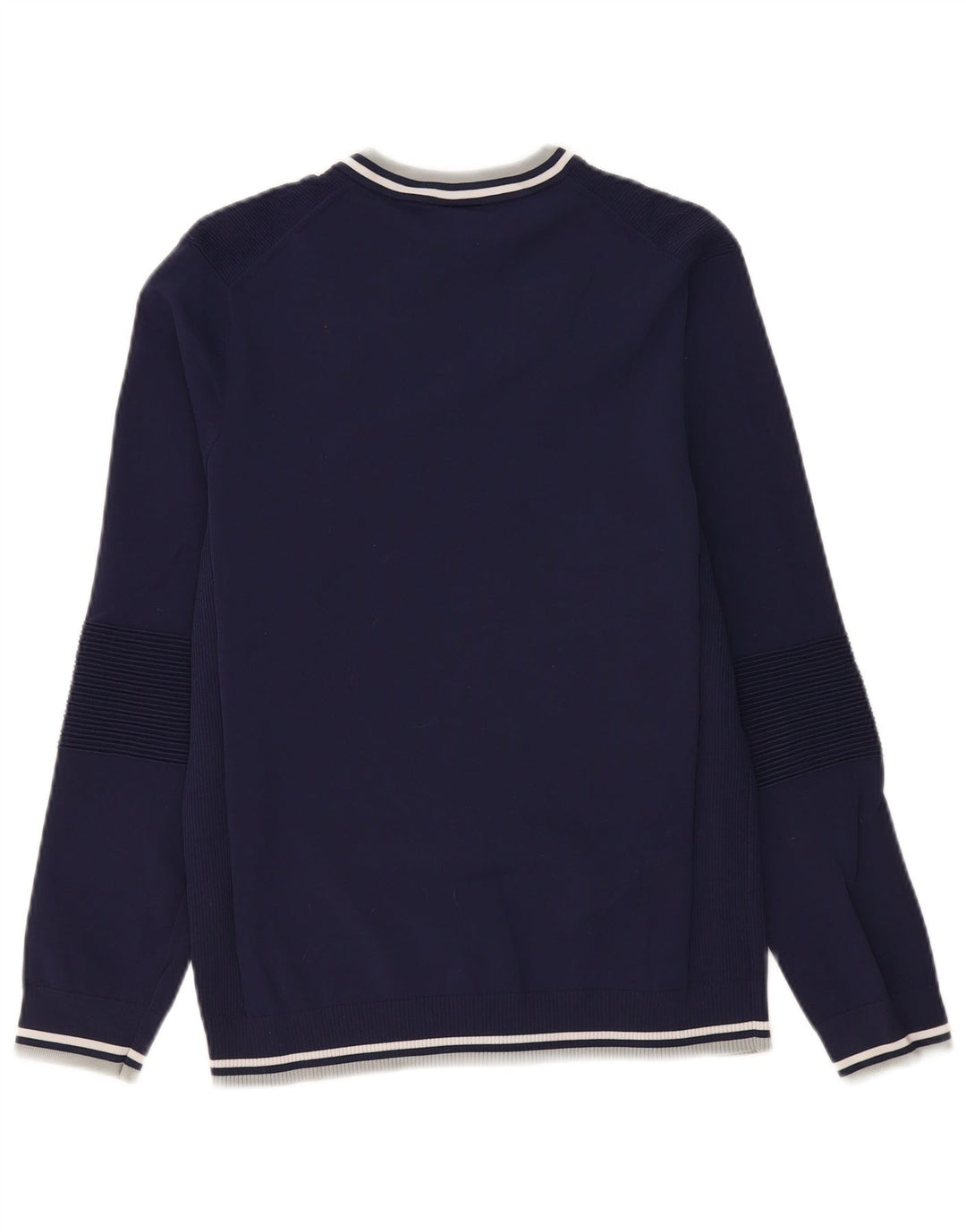 Maglione Puma da uomo con scollo a V piccolo in nylon blu navy