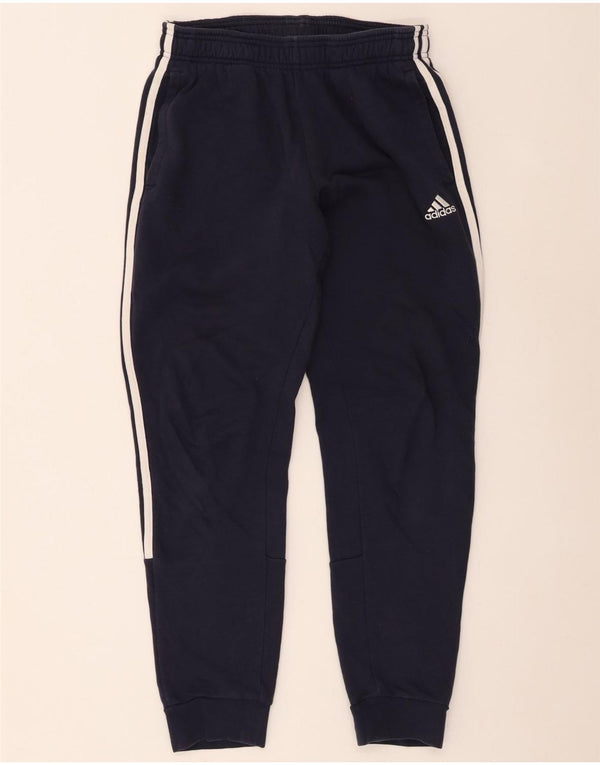Pantaloni da tuta da uomo Adidas Joggers piccoli in cotone blu navy