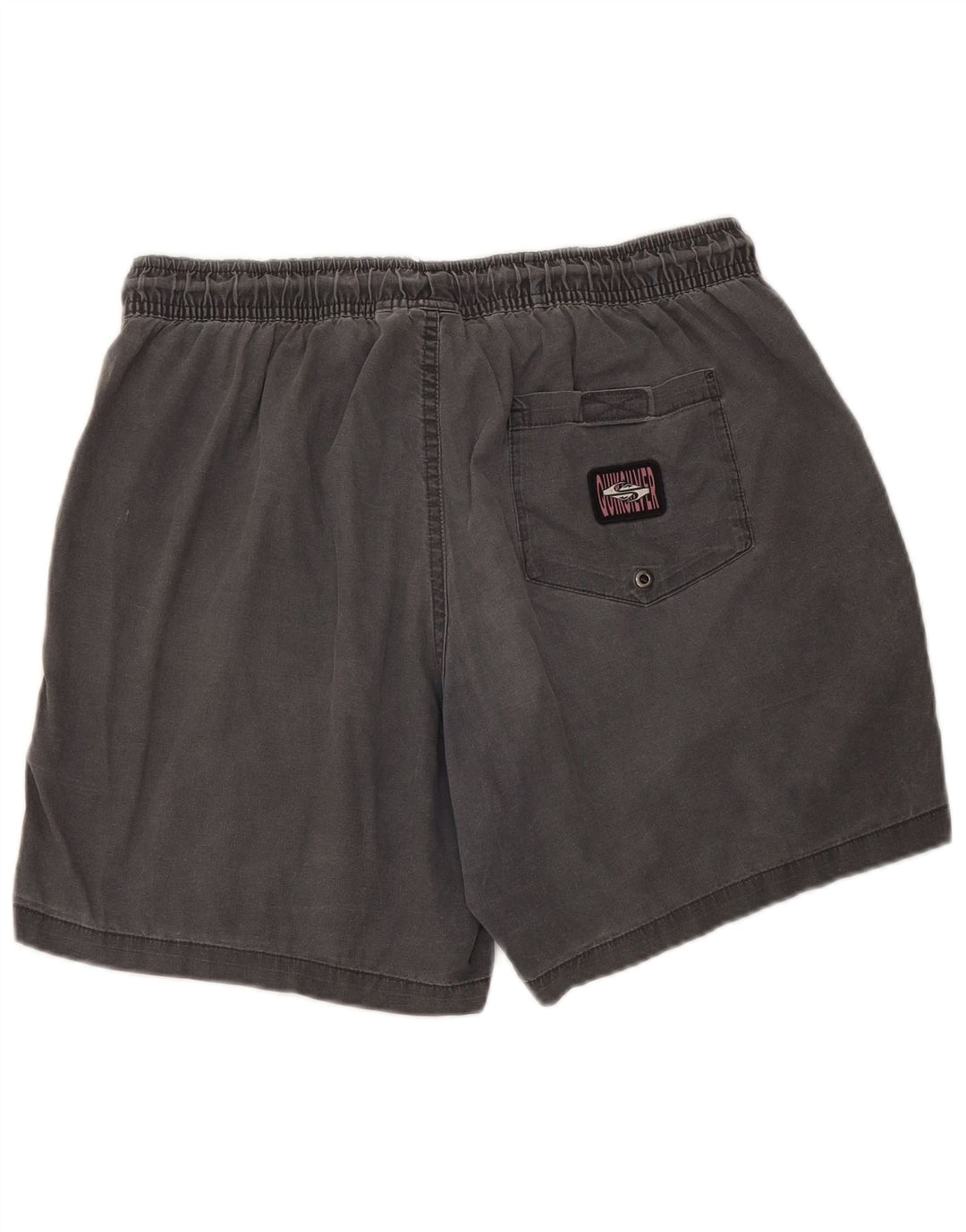 Pantaloncini chino da uomo Quiksilver medi W32 in cotone grigio