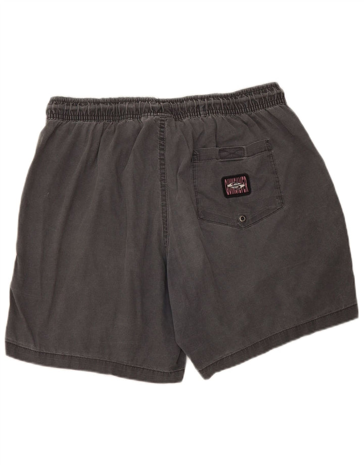 Pantaloncini chino da uomo Quiksilver medi W32 in cotone grigio