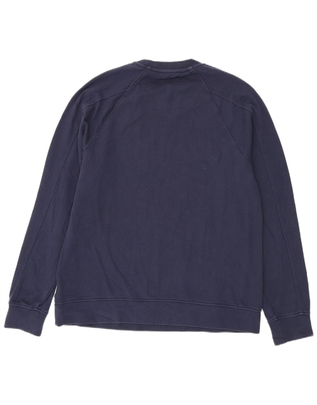 Felpa da uomo piuttosto verde, maglione XL, cotone blu navy
