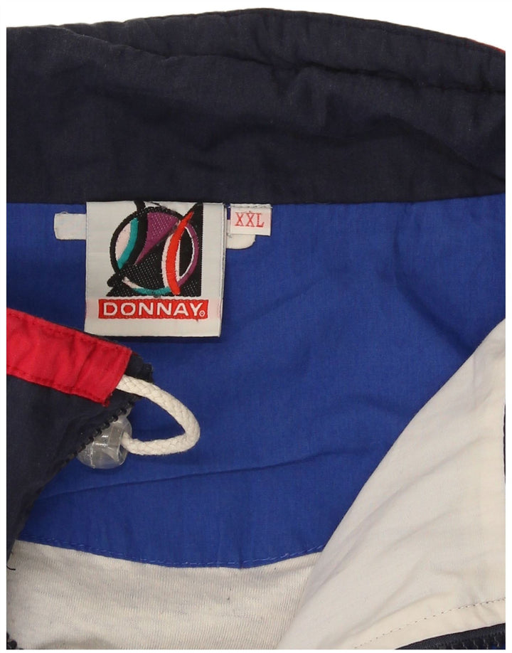 Giacca da tuta da uomo Donnay 2XL Blu Colourblock