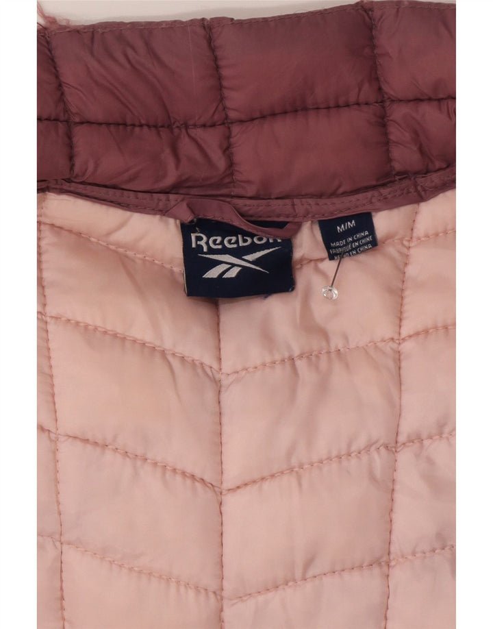 Giacca imbottita da donna Reebok UK 14 Medium Maroon Poliestere