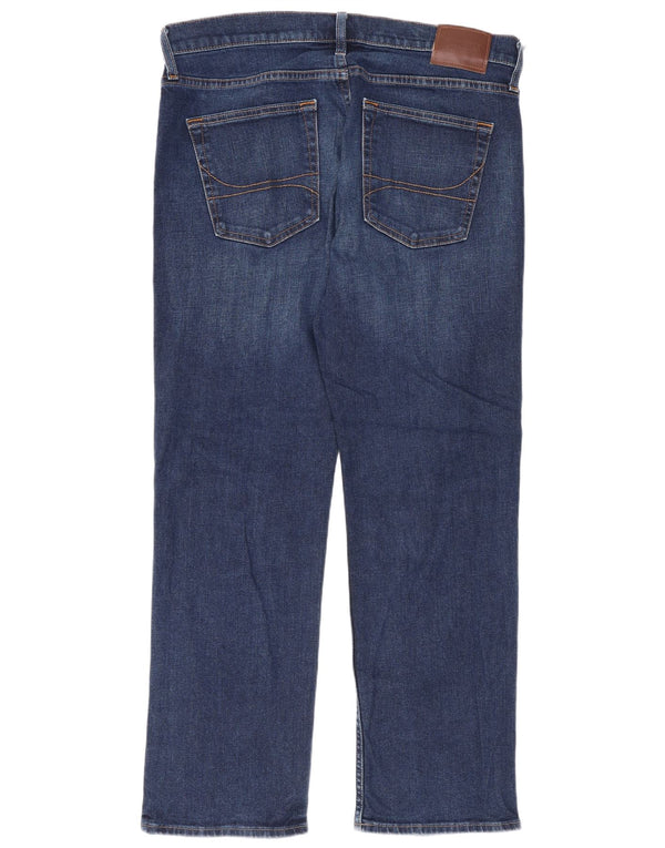 Jeans Hollister Flex Straight Uomo W34 L30 Blu