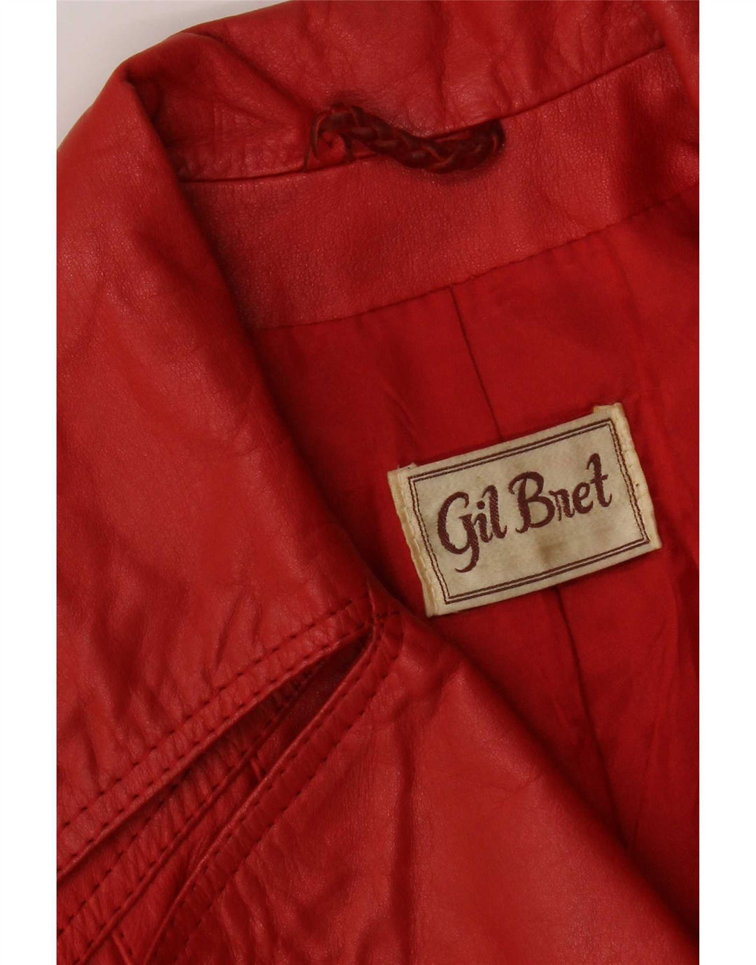 Giacca in pelle da donna Gil Bret EU 38 Pelle rossa media