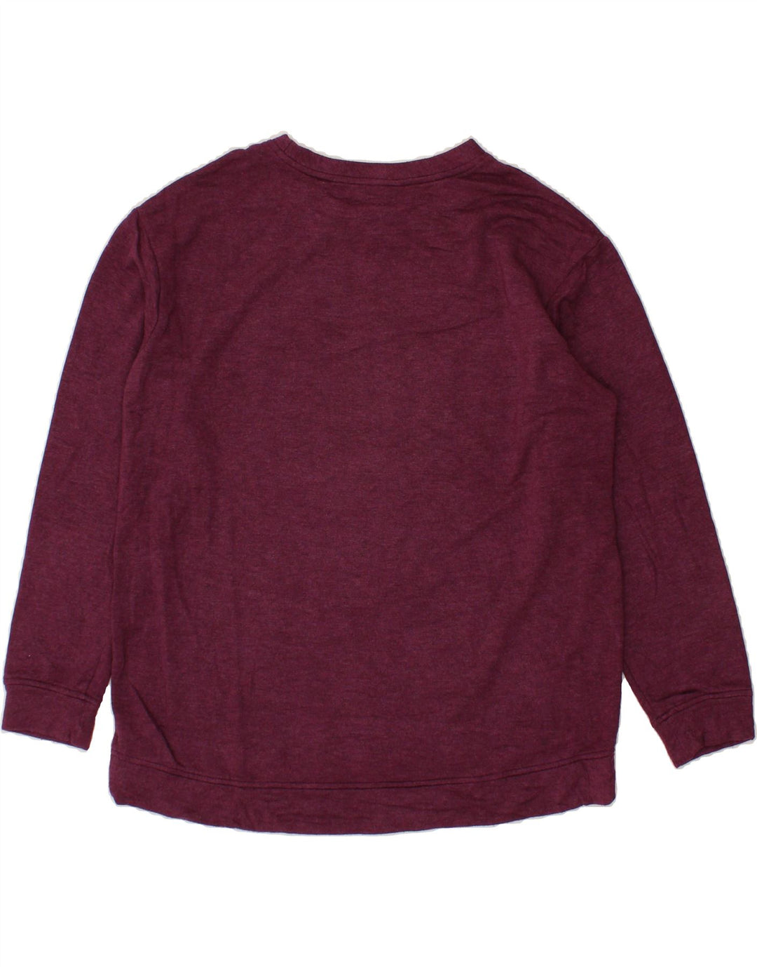 ORVIS Womens Oversized Sweatshirt Jumper UK 16 Large Maroon Modal Vintage Orvis and Second-Hand Orvis from Messina Hembry 