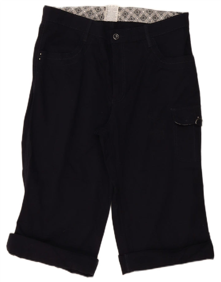 Bermuda cargo da donna LEE US 14 XL W34 cotone blu navy